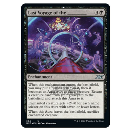 Magic The Gathering - Unfinity - Last Voyage of the _____ (Galaxy Foil) - 364/244