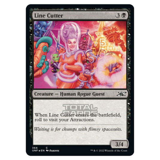 Magic The Gathering - Unfinity - Line Cutter (Galaxy Foil) - 366/244