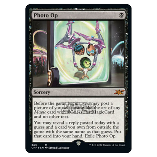 Magic The Gathering - Unfinity - Photo Op (Galaxy Foil) - 369/244