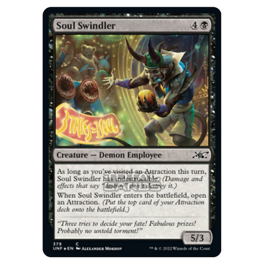 Magic The Gathering - Unfinity - Soul Swindler (Galaxy Foil) - 379/244