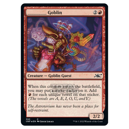 Magic The Gathering - Unfinity - _____ Goblin (Galaxy Foil) - 393/244