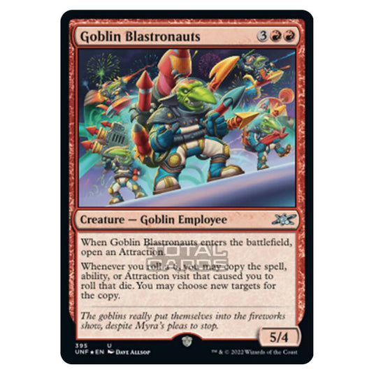 Magic The Gathering - Unfinity - Goblin Blastronauts (Galaxy Foil) - 395/244