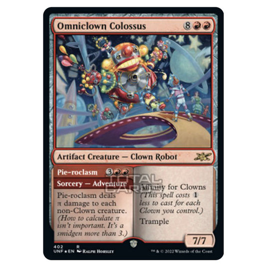 Magic The Gathering - Unfinity - Omniclown Colossus // Pie-roclasm (Galaxy Foil) - 402/244