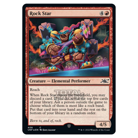 Magic The Gathering - Unfinity - Rock Star (Galaxy Foil) - 408/244