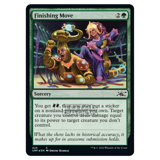 Magic The Gathering - Unfinity - Finishing Move (Galaxy Foil) - 425/244