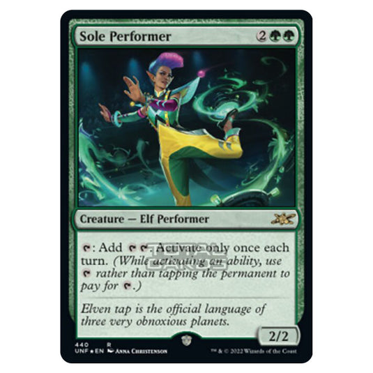 Magic The Gathering - Unfinity - Sole Performer (Galaxy Foil) - 440/244