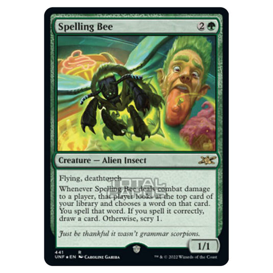 Magic The Gathering - Unfinity - Spelling Bee (Galaxy Foil) - 441/244