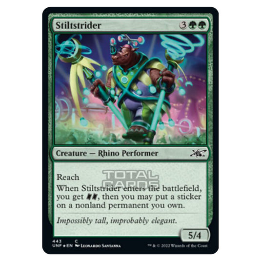 Magic The Gathering - Unfinity - Stiltstrider (Galaxy Foil) - 443/244