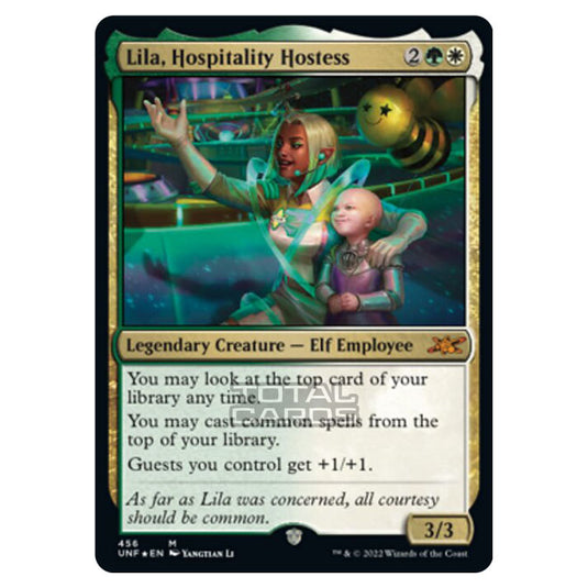 Magic The Gathering - Unfinity - Lila, Hospitality Hostess (Galaxy Foil) - 456/244