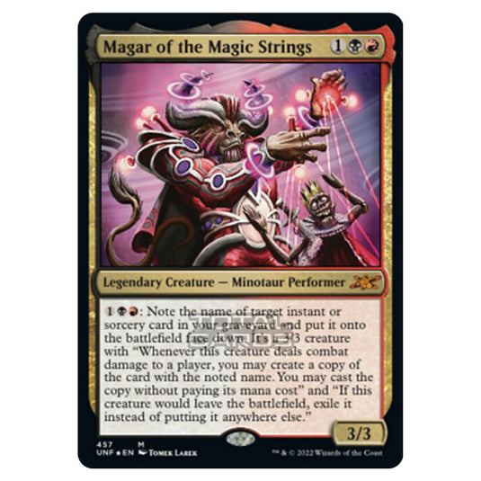 Magic The Gathering - Unfinity - Magar of the Magic Strings (Galaxy Foil) - 457/244