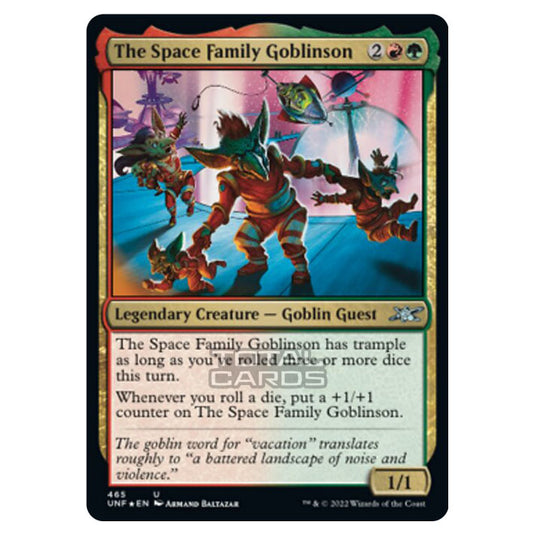 Magic The Gathering - Unfinity - The Space Family Goblinson (Galaxy Foil) - 465/244