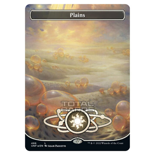 Magic The Gathering - Unfinity - Plains (Galaxy Foil) - 486/244