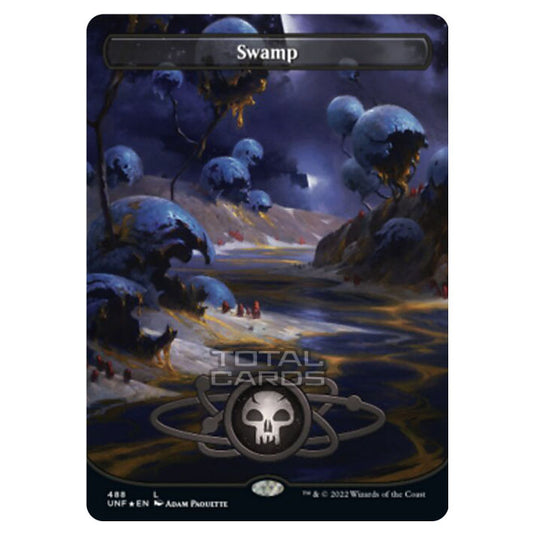 Magic The Gathering - Unfinity - Swamp (Galaxy Foil) - 488/244