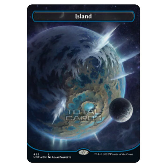 Magic The Gathering - Unfinity - Island (Galaxy Foil) - 492/244