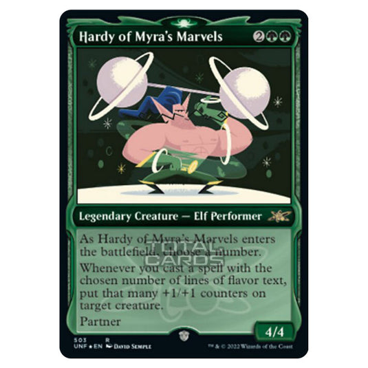 Magic The Gathering - Unfinity - Hardy of Myra's Marvels (Galaxy Foil) - 503/244