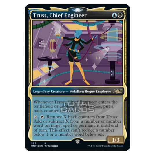 Magic The Gathering - Unfinity - Truss, Chief Engineer (Galaxy Foil) - 523/244