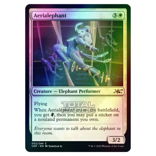 Magic The Gathering - Unfinity - Aerialephant - 002/244 (Foil)