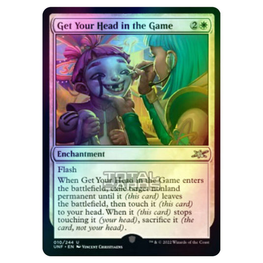 Magic The Gathering - Unfinity - Get Your Head in the Game - 010/244 (Foil)