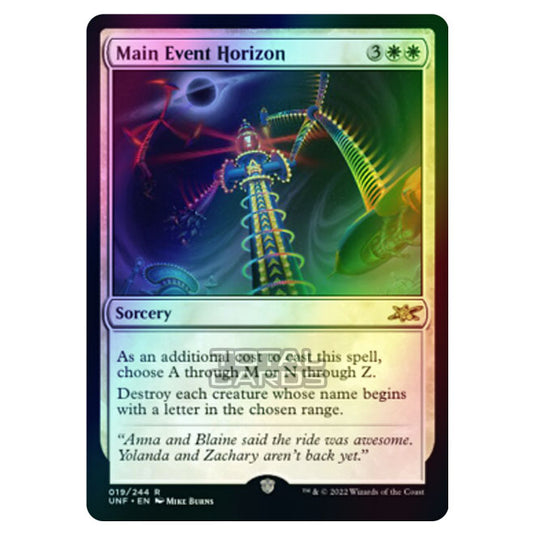 Magic The Gathering - Unfinity - Main Event Horizon - 019/244 (Foil)