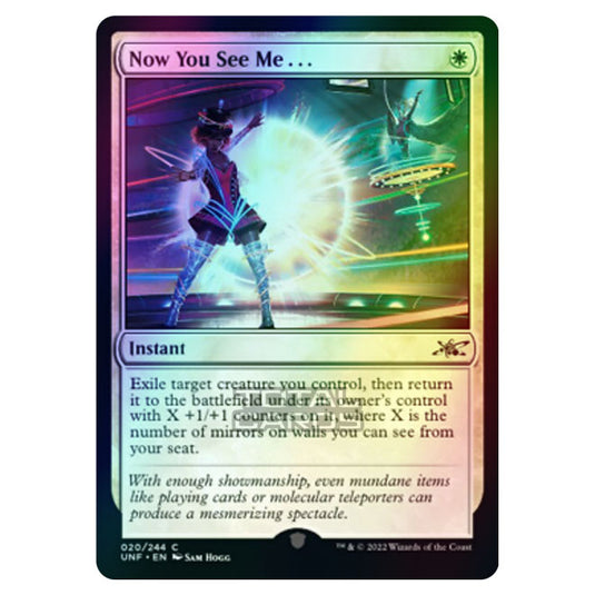 Magic The Gathering - Unfinity - Now You See Me . . . - 020/244 (Foil)