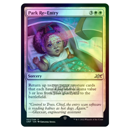 Magic The Gathering - Unfinity - Park Re-Entry - 022/244 (Foil)