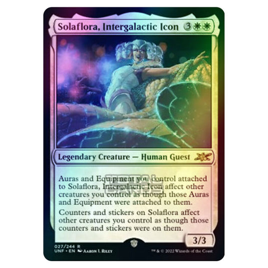 Magic The Gathering - Unfinity - Solaflora, Intergalactic Icon - 027/244 (Foil)