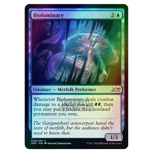 Magic The Gathering - Unfinity - Bioluminary - 038/244 (Foil)