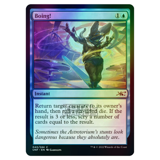 Magic The Gathering - Unfinity - Boing! - 040/244 (Foil)