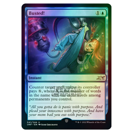 Magic The Gathering - Unfinity - Busted! - 041/244 (Foil)