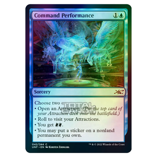 Magic The Gathering - Unfinity - Command Performance - 042/244 (Foil)