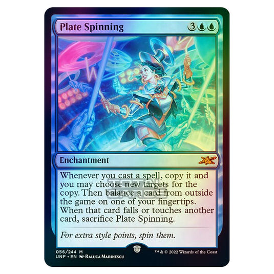 Magic The Gathering - Unfinity - Plate Spinning - 056/244 (Foil)