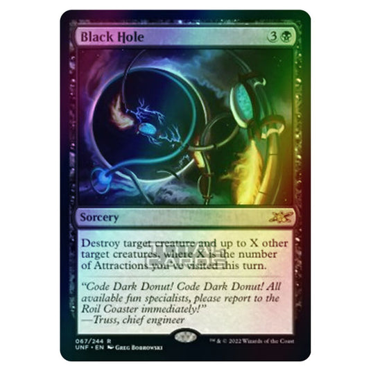 Magic The Gathering - Unfinity - Black Hole - 067/244 (Foil)