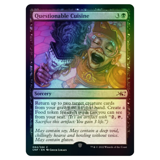 Magic The Gathering - Unfinity - Questionable Cuisine - 084/244 (Foil)