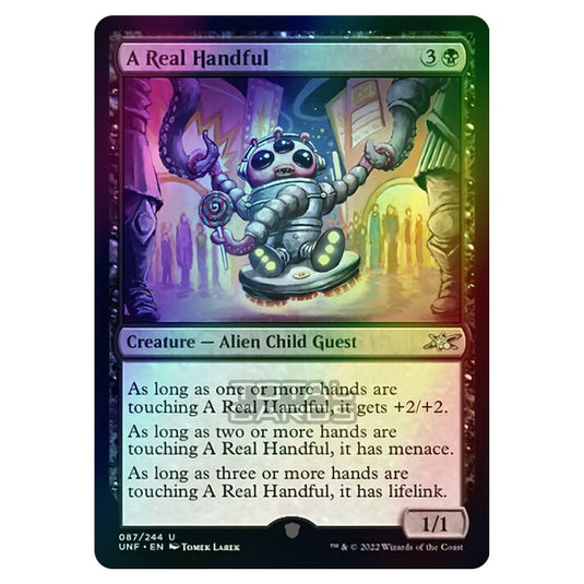 Magic The Gathering - Unfinity - A Real Handful - 087/244 (Foil)