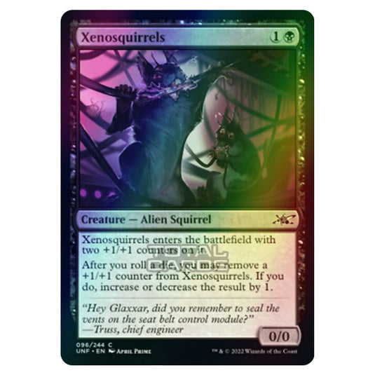 Magic The Gathering - Unfinity - Xenosquirrels - 096/244 (Foil)