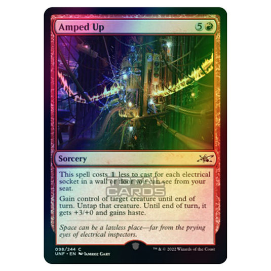 Magic The Gathering - Unfinity - Amped Up - 098/244 (Foil) Magic The Gathering - Unfinity - Amped Up - 098/244 (Foil)