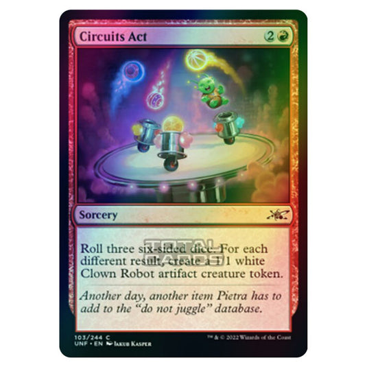 Magic The Gathering - Unfinity - Circuits Act - 103/244 (Foil)