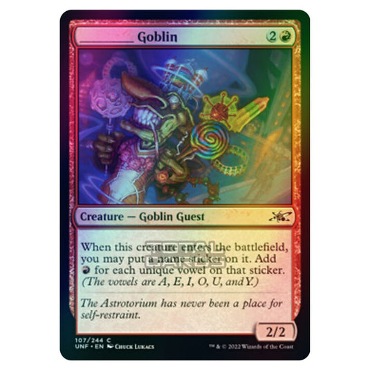 Magic The Gathering - Unfinity - _____ Goblin - 107/244 (Foil)