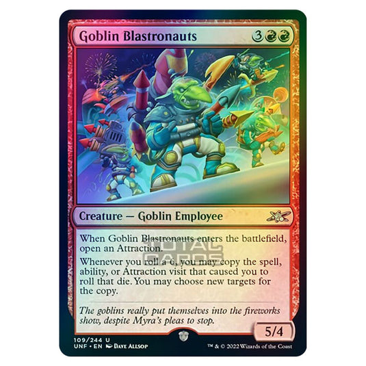 Magic The Gathering - Unfinity - Goblin Blastronauts - 109/244 (Foil)