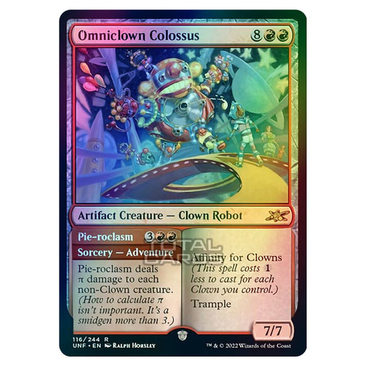 Magic The Gathering - Unfinity - Omniclown Colossus // Pie-roclasm - 116/244 (Foil)