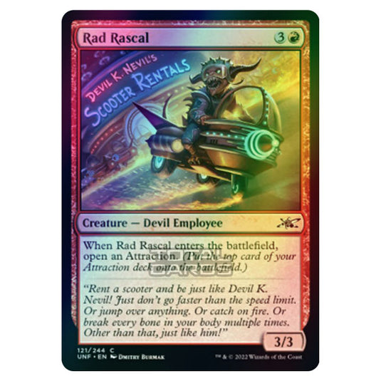 Magic The Gathering - Unfinity - Rad Rascal - 121/244 (Foil)