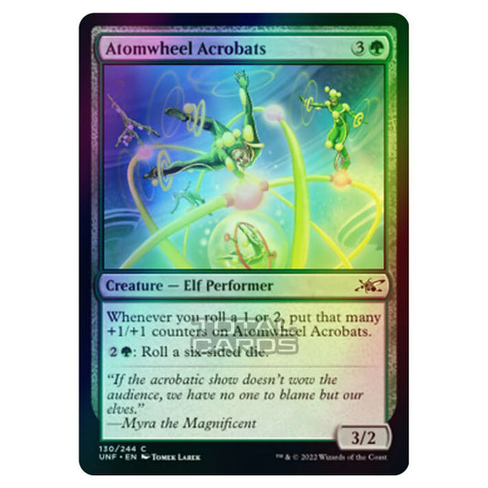 Magic The Gathering - Unfinity - Atomwheel Acrobats - 130/244 (Foil)