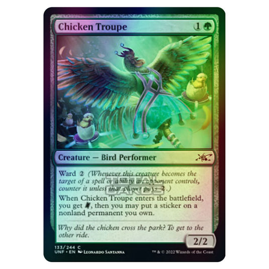 Magic The Gathering - Unfinity - Chicken Troupe - 133/244 (Foil)