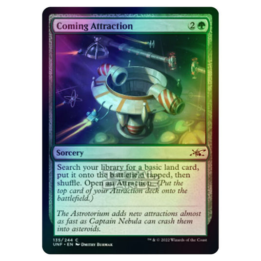 Magic The Gathering - Unfinity - Coming Attraction - 135/244 (Foil)