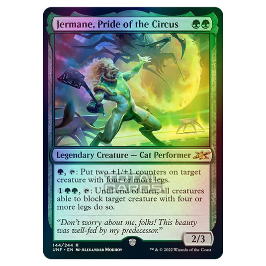 Magic The Gathering - Unfinity - Jermane, Pride of the Circus - 144/244 (Foil)