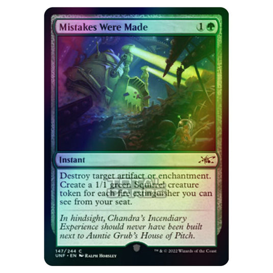 Magic The Gathering - Unfinity - Mistakes Were Made - 147/244 (Foil)