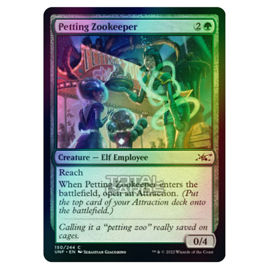 Magic The Gathering - Unfinity - Petting Zookeeper - 150/244 (Foil)