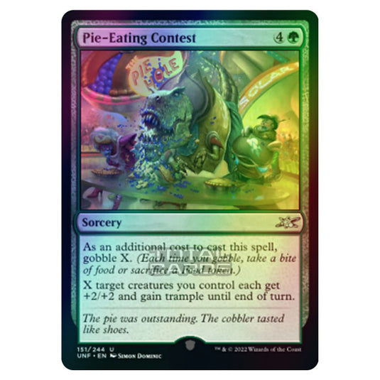 Magic The Gathering - Unfinity - Pie-Eating Contest - 151/244 (Foil)