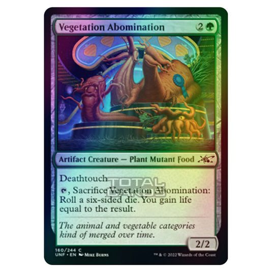 Magic The Gathering - Unfinity - Vegetation Abomination - 160/244 (Foil)