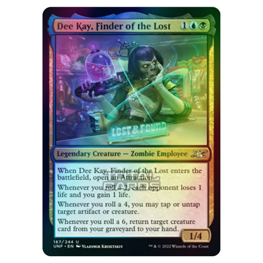 Magic The Gathering - Unfinity - Dee Kay, Finder of the Lost - 167/244 (Foil)